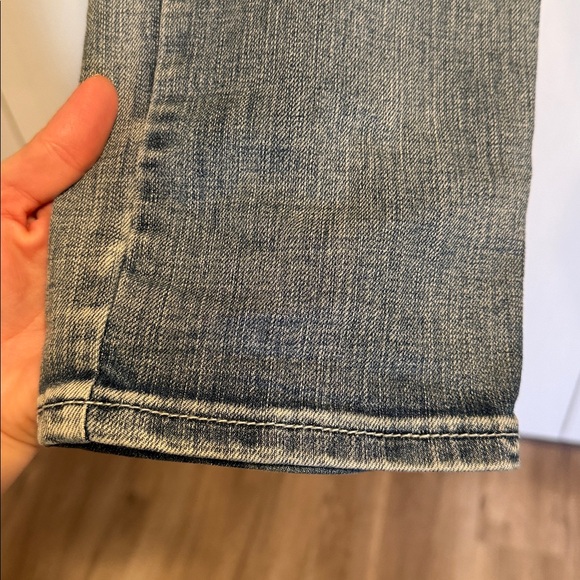 American Eagle Outfitters Men's Faded Blue Slim Jeans - Picture 3 of 6